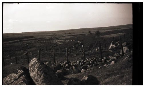 Railway remains at Yes Tor Bottom