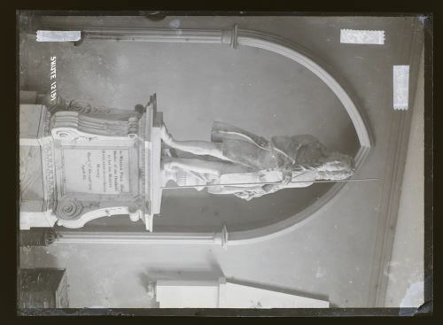 Statue of Sir William Pole (ob 1741) in Church, Shute