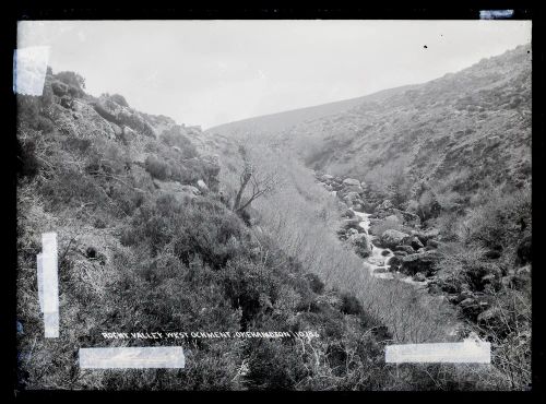 W. Okement: rocky valley, Okehampton