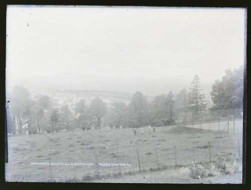 View of town + Dartmoor Hills, Tawton, North