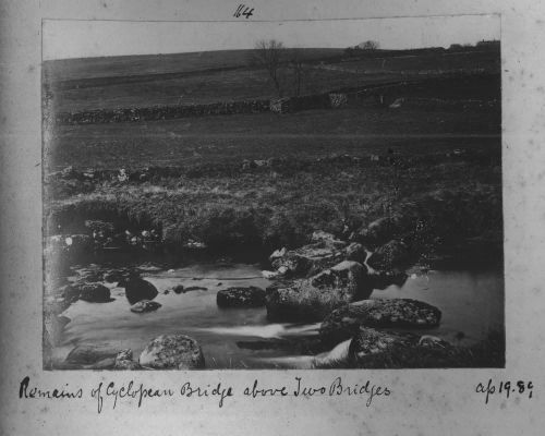 Stones in river above Two Bridges