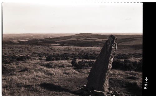 Standing Stone at Skerraton Down