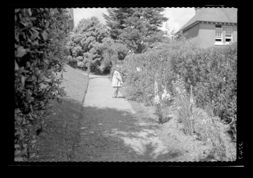 Shirley Taylor in Horrabridge garden