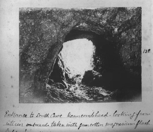 Interior of cave at Deancombe Head