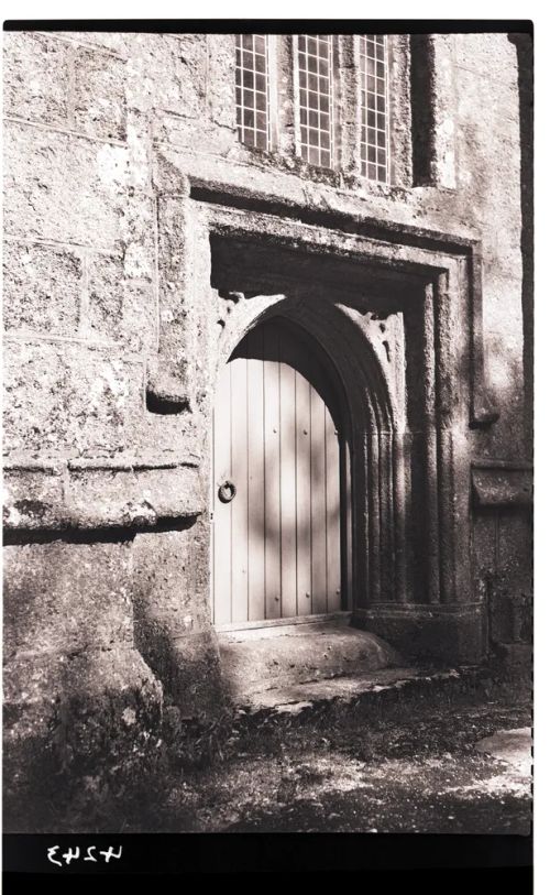 The West Door of Sampford Spiney Church