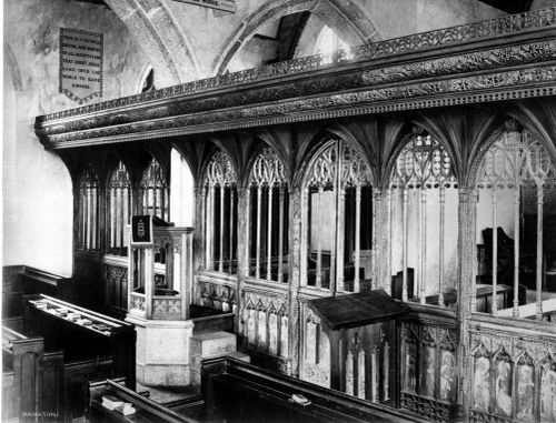 Manaton church rood screen