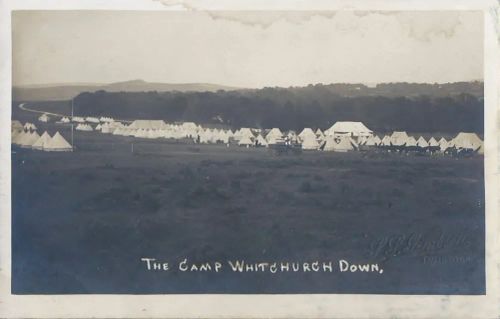 A MILITIA CAMP ON WHITCHURCH DOWN