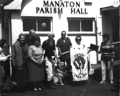 Manaton Parish Hall: WI 75th birthday