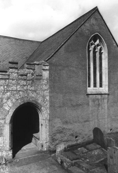 The South Porch and South Transept of Lustleigh Parish Church