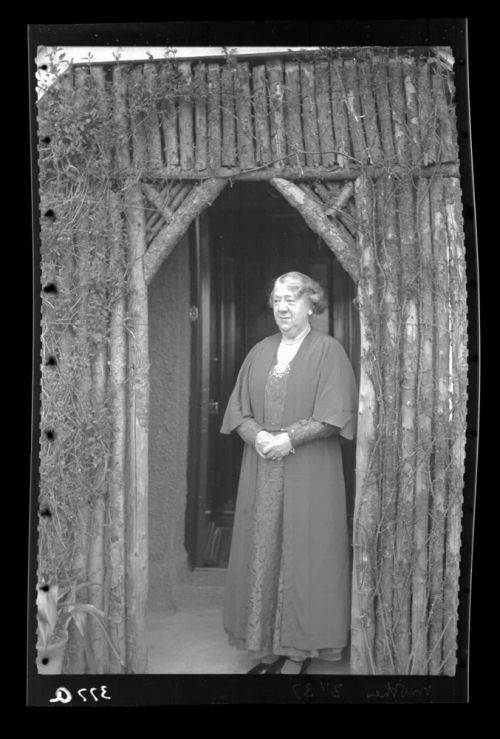 A photograph of Sydney Taylor's mother Sophie Ledden at Moorside, Horrabridge