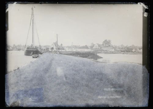 ,  Quay with ship, Topsham