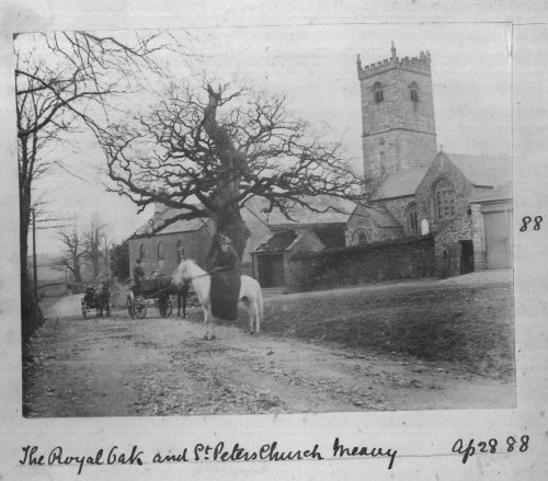 The Royal Oak and St. Peters Church, Meavy