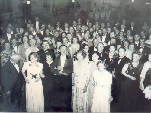 First hunt ball after the war in Bridestowe parish hall