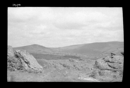 Hameldon Beacon and Chinkwell Tor from Tunhill Rocks