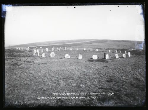 The Grey Wethers, near Sittaford Tor (after re-erection), Lydford