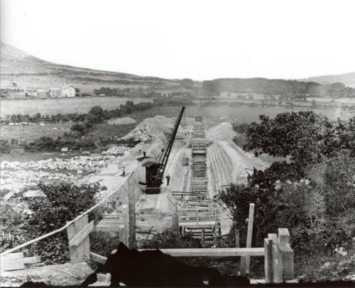 Constructing the Sheepstor dam