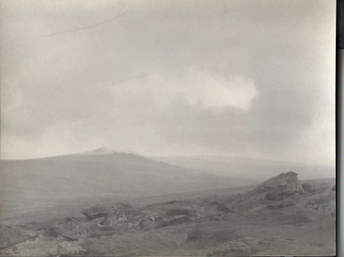 Dartmoor  landscape with tors