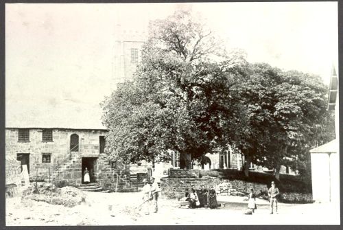 South Tawton before lych gate