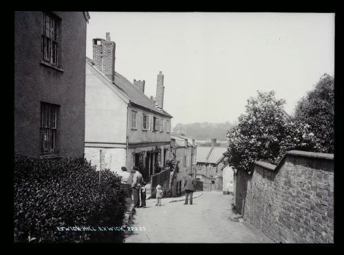 People on Exwick Hill, Exwick, Exeter