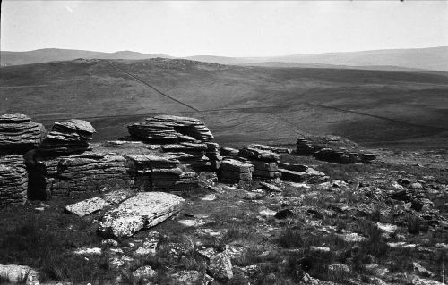 NEGATIVE  OF  LAUGHTOR FROM BELLIVER TOR. BY R.HANSFORD WORTH