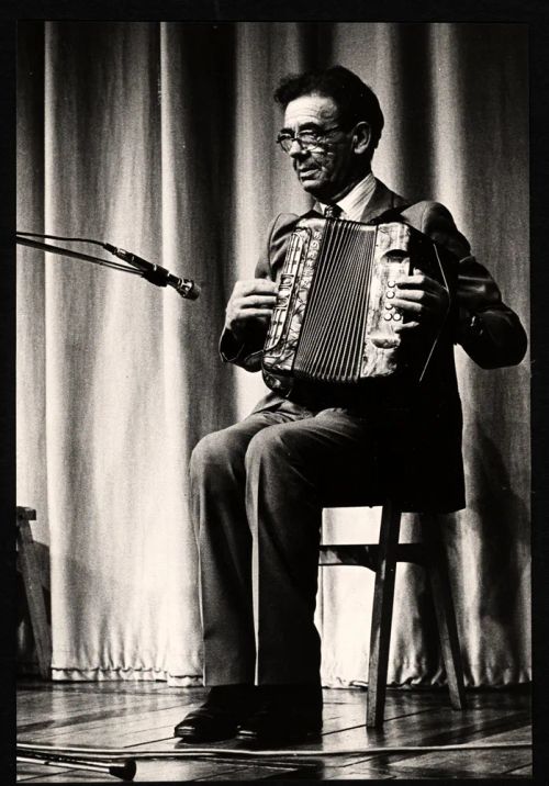 Bob Cann playing the Melodeon