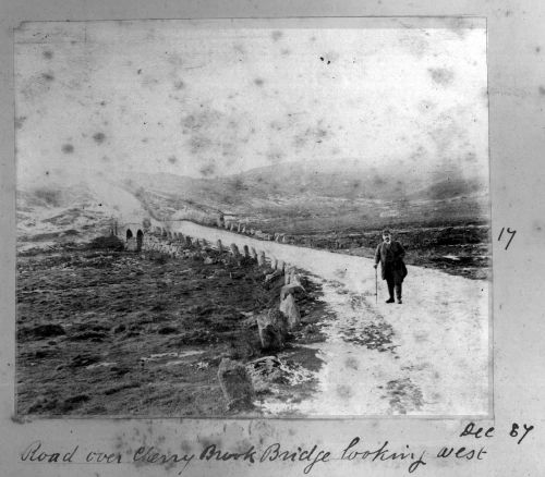 The road over Cherry Brook Bridge