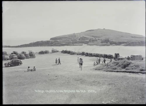  Burgh Island, view from car park, Bigbury