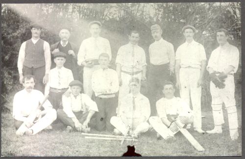 South Zeal Cricket Team - sometime between 1907 & 1914