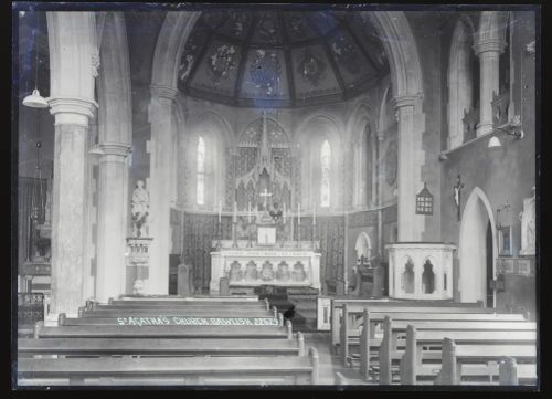 St. Agatha's Church, interior, Dawlish