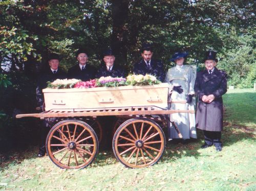 Television recreation of the traditional Dartmoor funeral