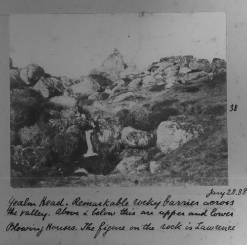 Upper and lower Blowing Houses at yealm head rocks