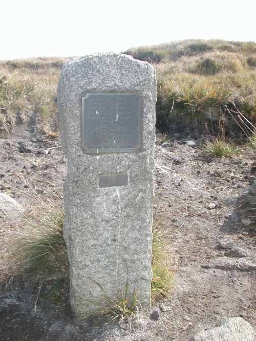 Peat Pass Marker Stone