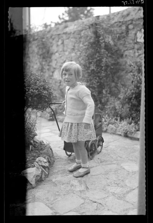 Shirley in the garden at Plympton 