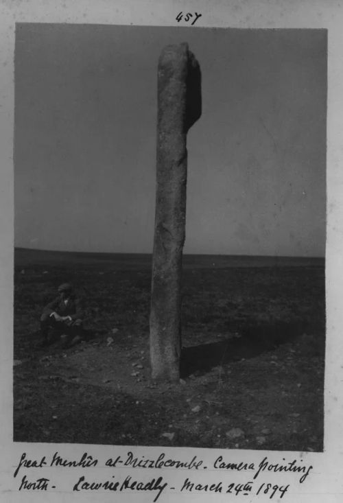 Drizzlecombe standing stone