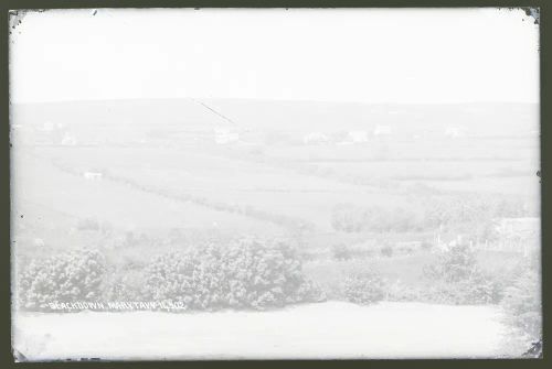 Blackdown: village from slag heap, Mary Tavy