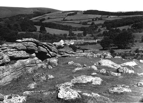 Rocky landscape, Hedge Barton Farm