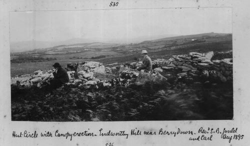 Hut circle Endworthy Hill