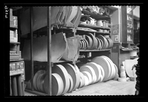 Interior of Union Leather Works, Plymouth