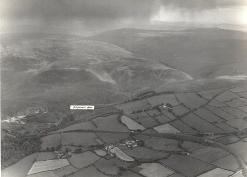 View of the West Okement valley from Meldon Village