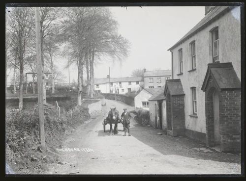 Village street, Shebbear