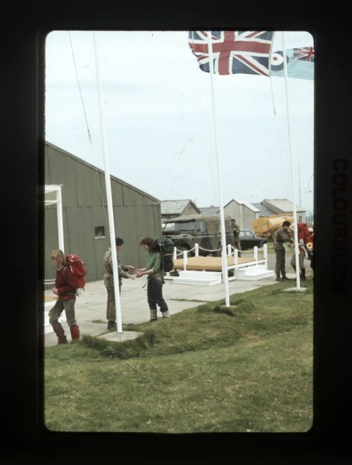 The Okehampton Girls Team Competing in the Ten Tors, 1980