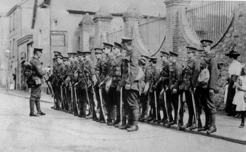 1WW PARADE AT ASHBURTON C1914