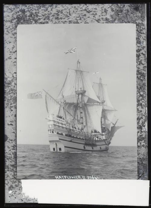 'Mayflower II' in sail, Brixham