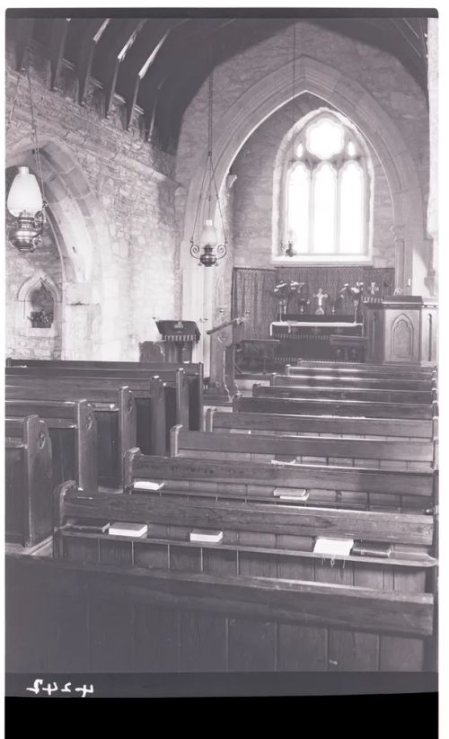 Interior Nave of Sampford Spiney Church