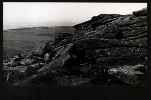 Belstone Tor and View Across Moor