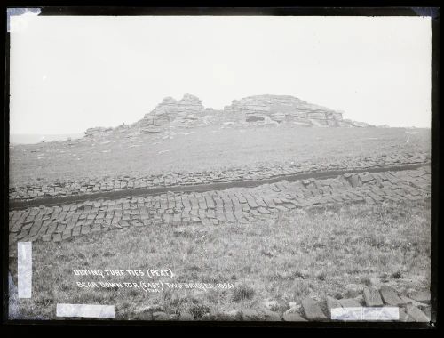 Drying Turf Ties (Peat), Bear Down Tor, Two Bridges, Lydford