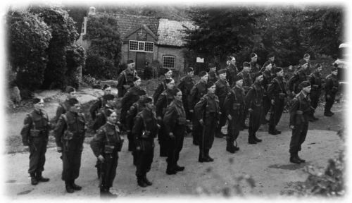 Lustleigh Home Guard on Parade