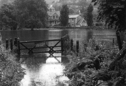 Floods on the Lustleigh cricket field