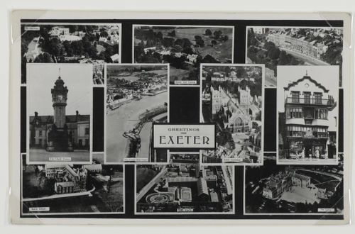 EXETER - postcard