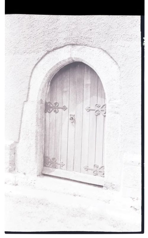 West door of Holne church